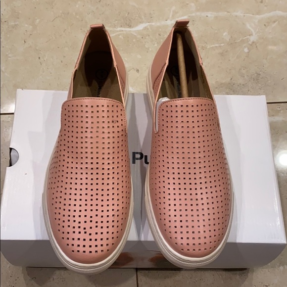 Blush Hush Puppies slip ons size 9 - Picture 3 of 11